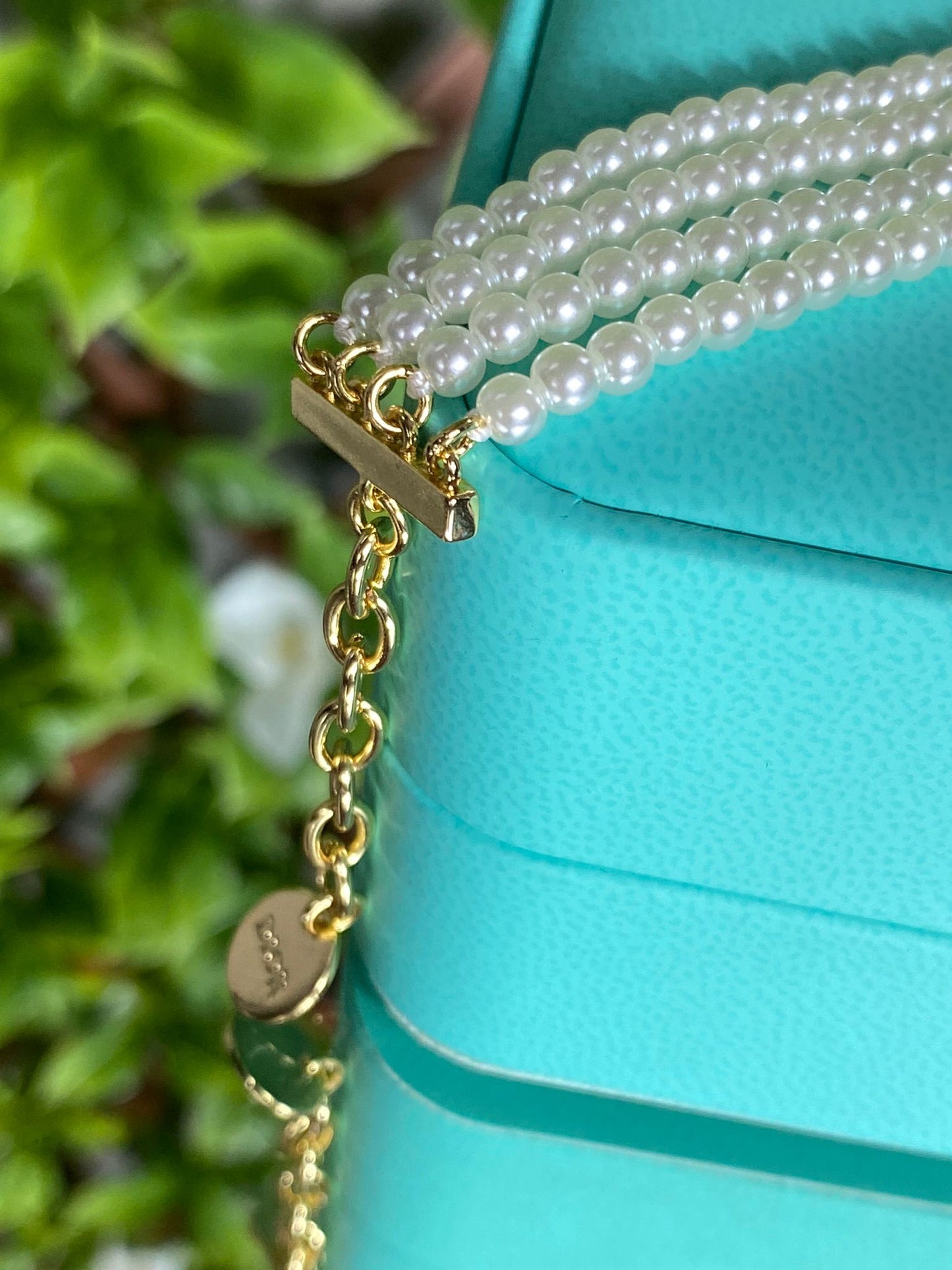 18K Gold Plated Pearl Bracelet