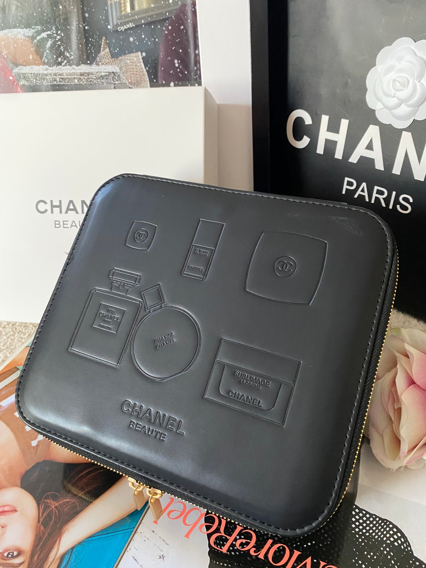 Chanel BEAUTÉ Jewellery Leather Box, Christmas Gifts Luxus