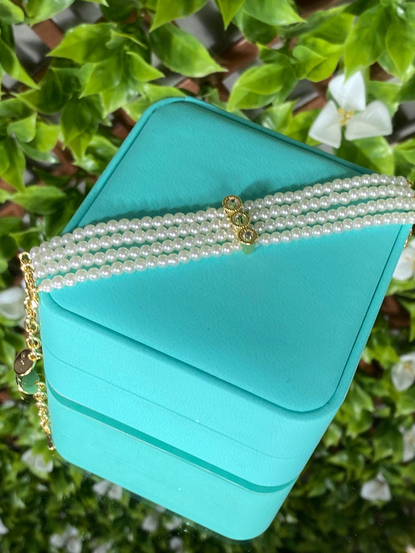 18K Gold Plated Pearl Bracelet