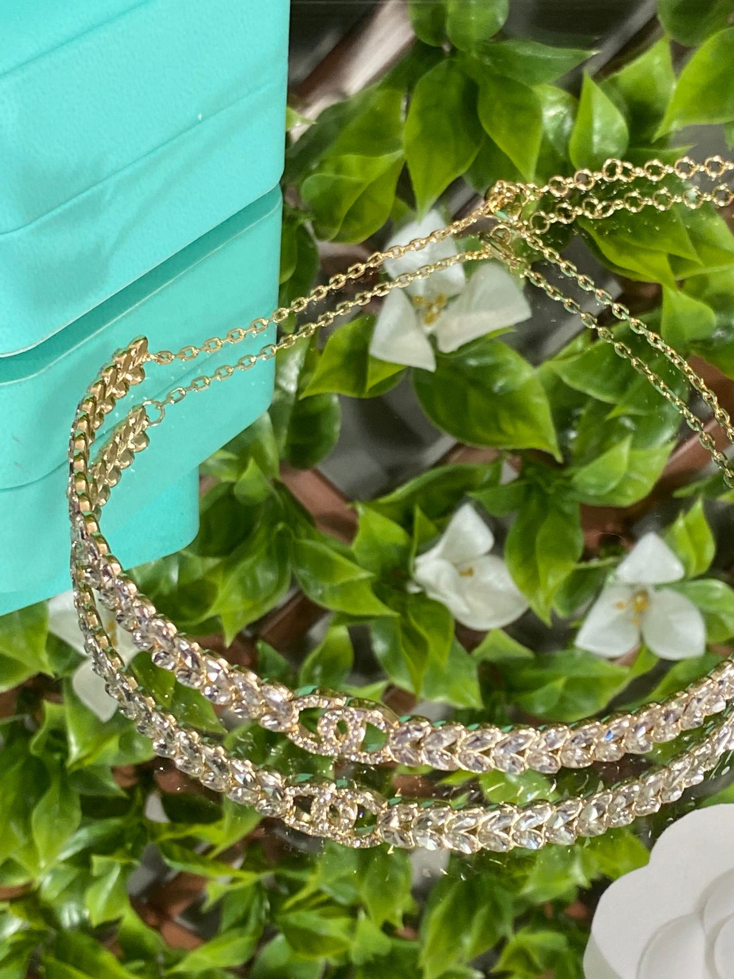 18K Gold plated Choker, Necklace