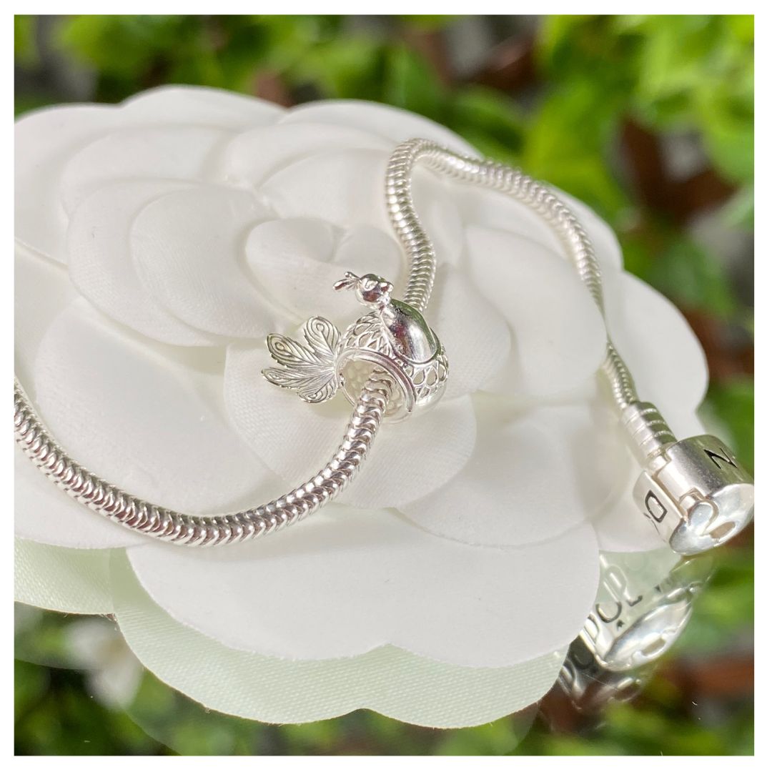 Silber 925 Tier Charm Bead für pandora, echtes Silber