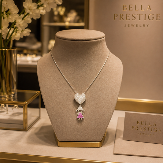 Women's 925 Sterling Silver Necklace with Pendant – Timeless Elegance & Special Gift