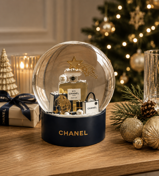 Chanel Beauté Holiday Snow Globe – Limited Edition Luxury Collectible, New in Box