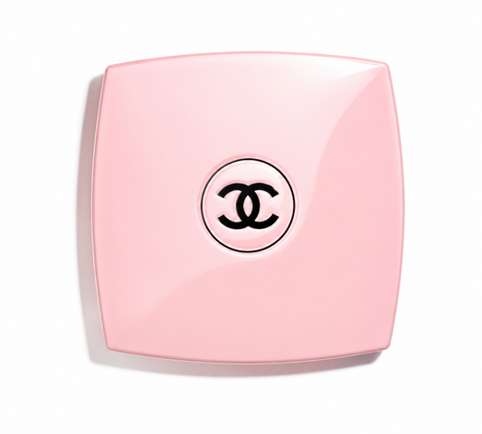 Chanel Double Facettes Pink Compact Mirror – Luxury Makeup Accessory