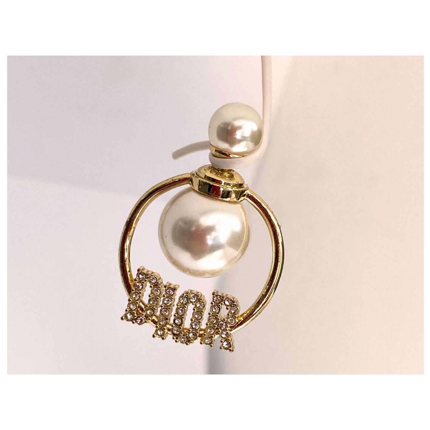 Damen Perle Ohrring Gold Vergoldet , schick Occasion Jewelery