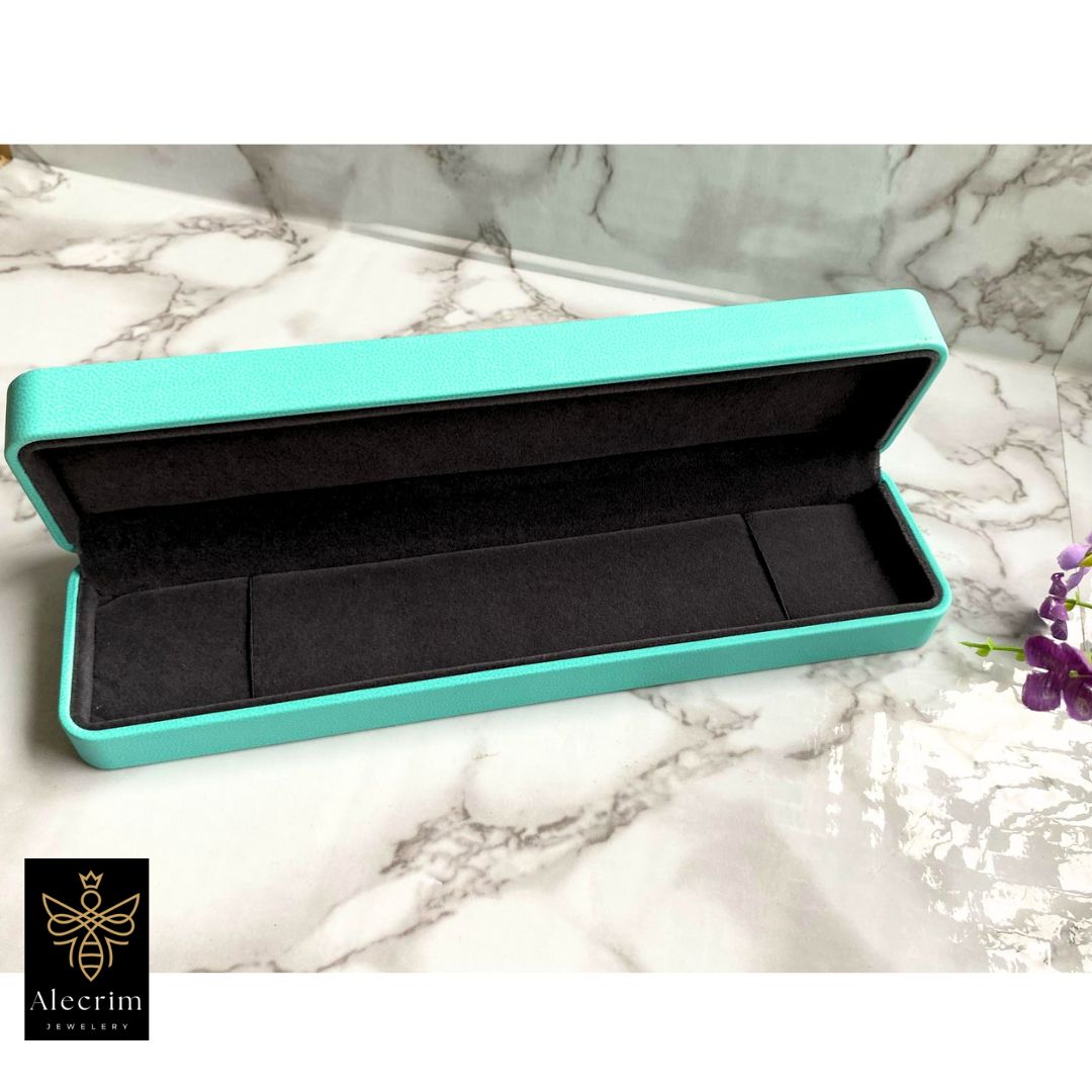 Neu Halskette necklace gift packing box Green