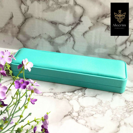 Neu Halskette necklace gift packing box Green