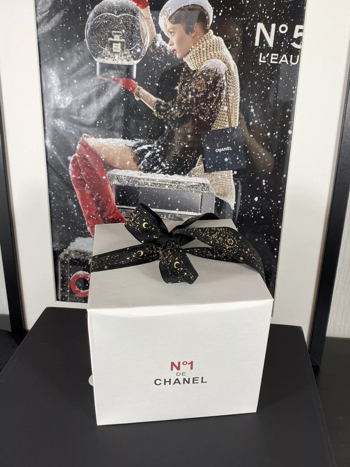 Chanel BEAUTÉ Jewellery Red Flowe Box, Travel Bag, Makeup Bag