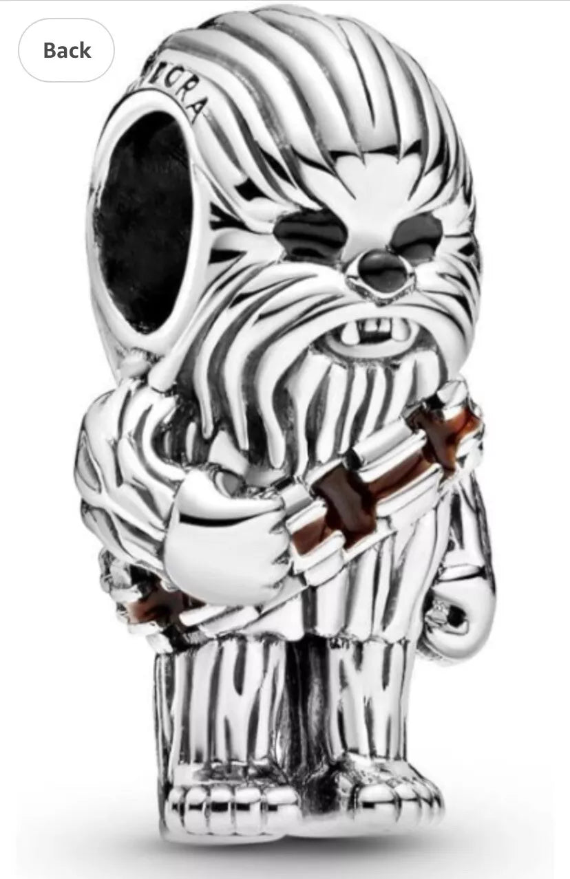 New A Star Wars Chewbacca Charm Sterling Silver