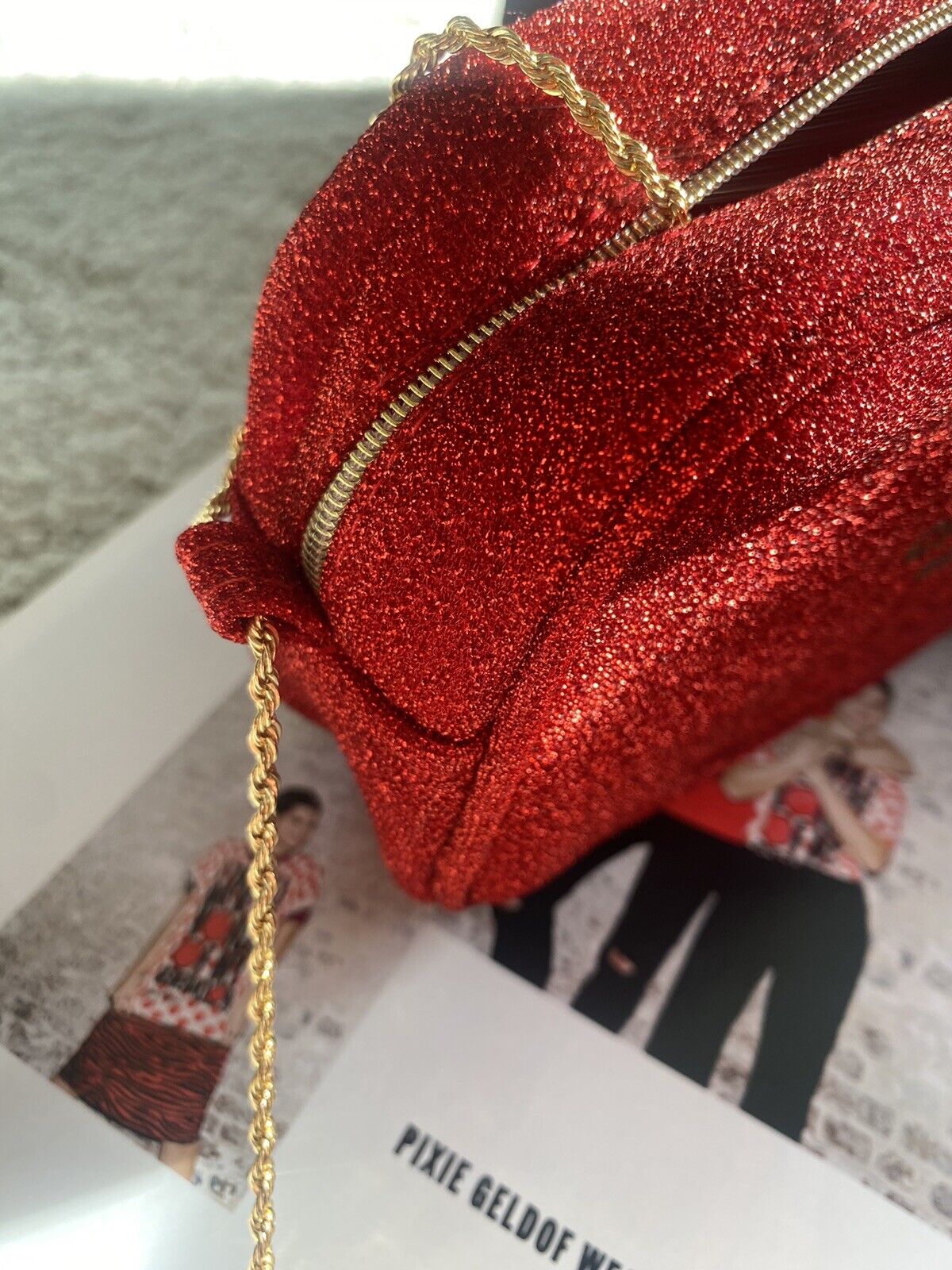 CHANEL BEAUTÉ cosmetic bag- Makeup Bag- Limited Ediction Red Bag