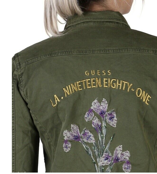 GUESS shirt damen Military Style, Bluse, Top Gr. S