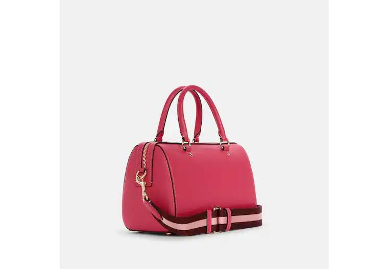 COACH Pink Rowan Satchel Taschen Handbag Original