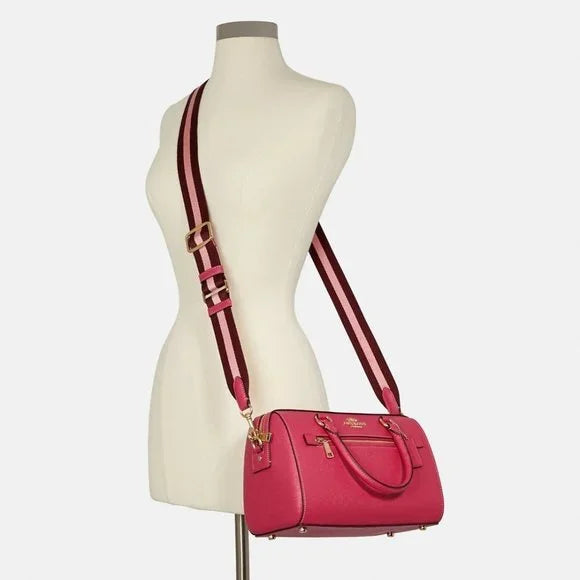 COACH Pink Rowan Satchel Taschen Handbag Original