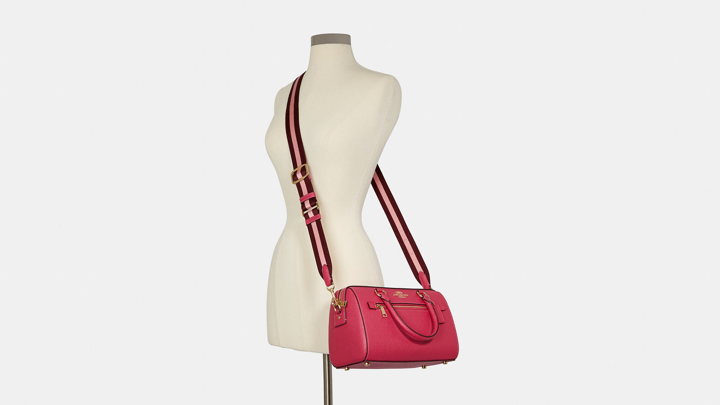 COACH Pink Rowan Satchel Taschen Handbag Original