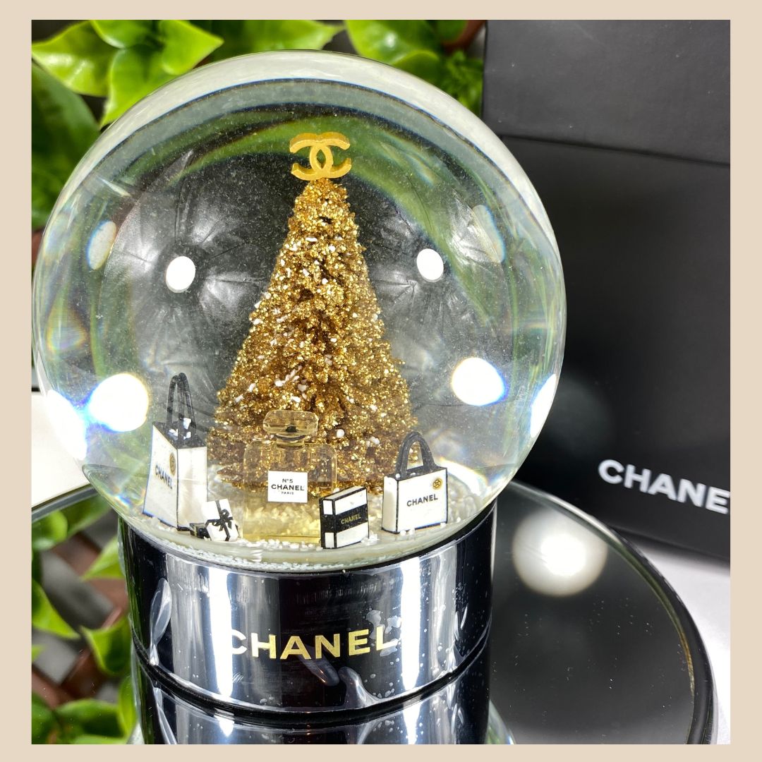 CHANEL Edition Snow Globe Kristallkugel Vip Gifts Luxus Home Decoration
