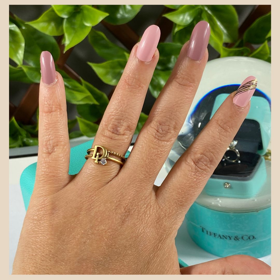 Damen Antik Gold Ring