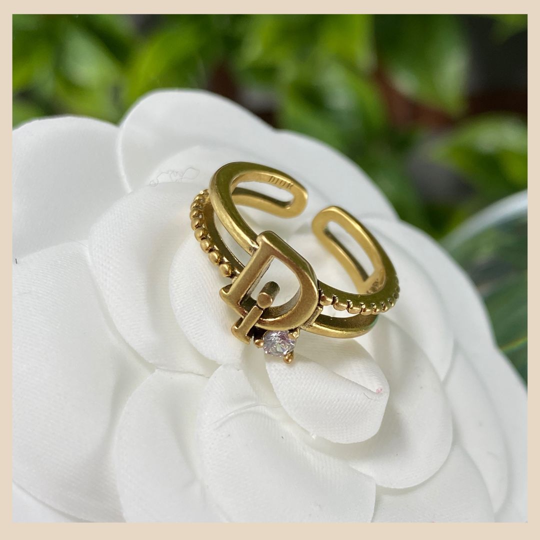 Damen Antik Gold Ring