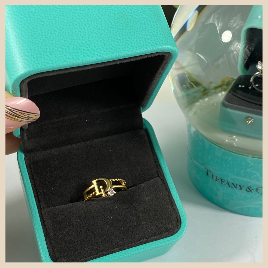 Damen Antik Gold Ring