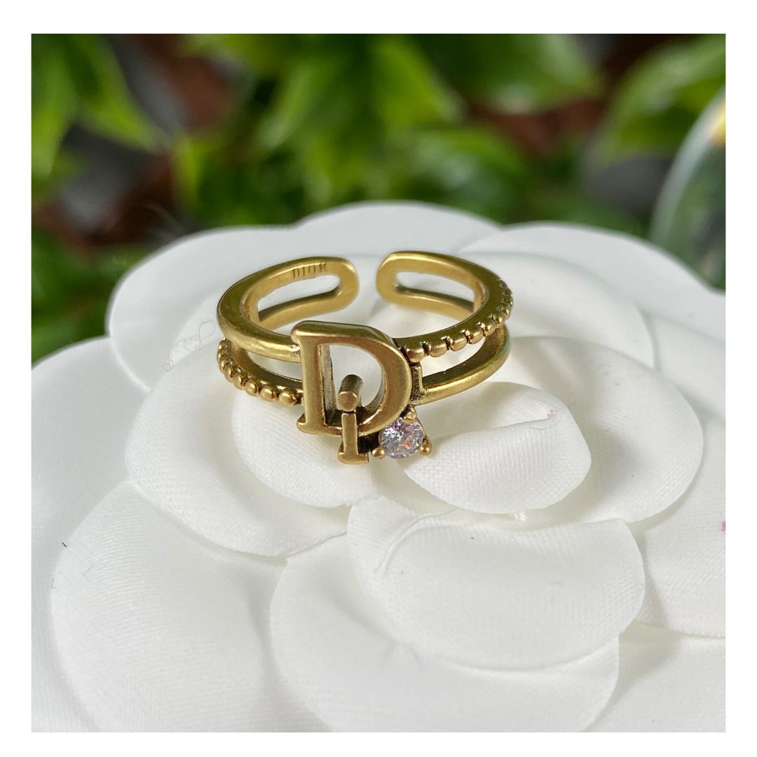 Damen Antik Gold Ring