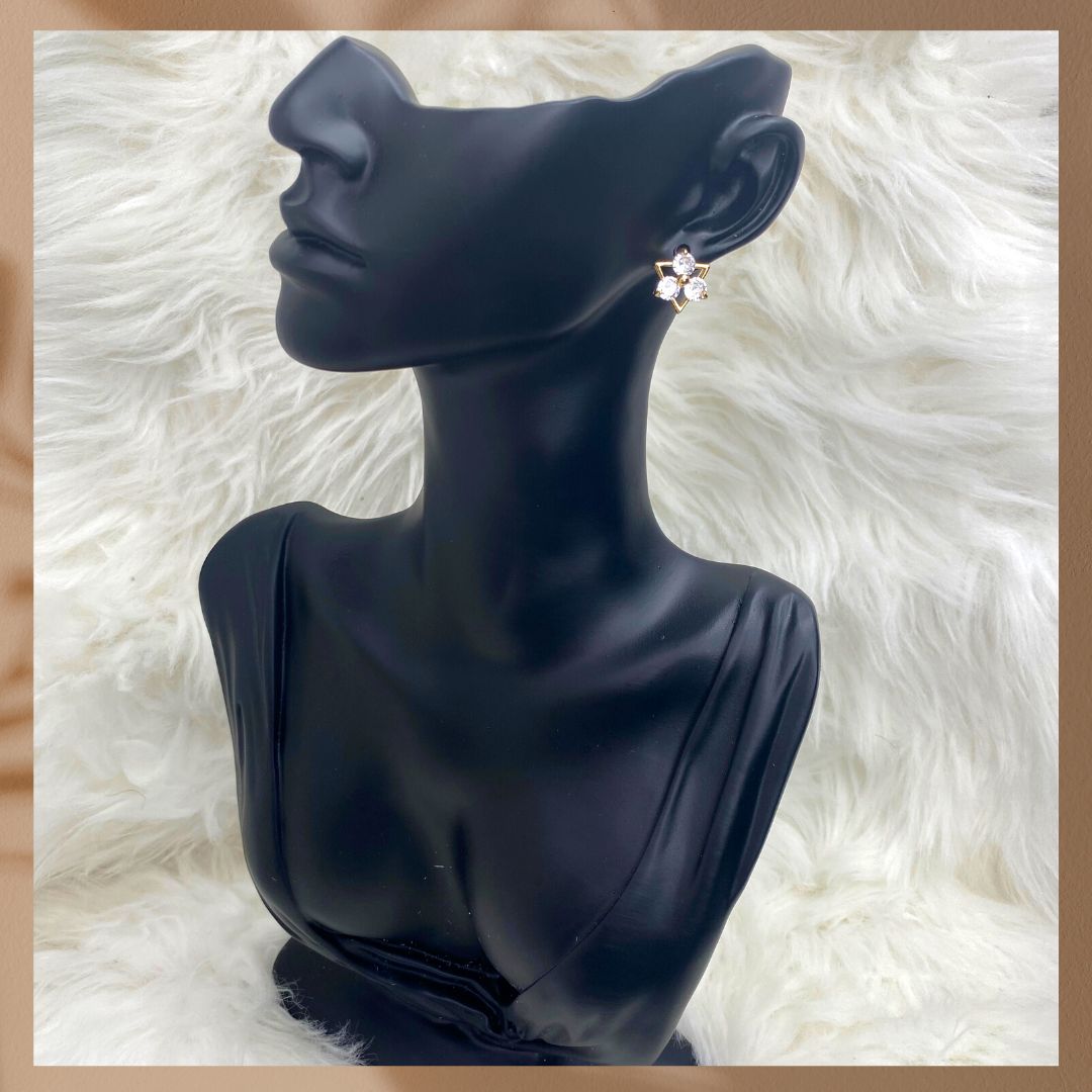 Damen Ohrring in 18 Karat Gold Vergoldet, Special Gifts