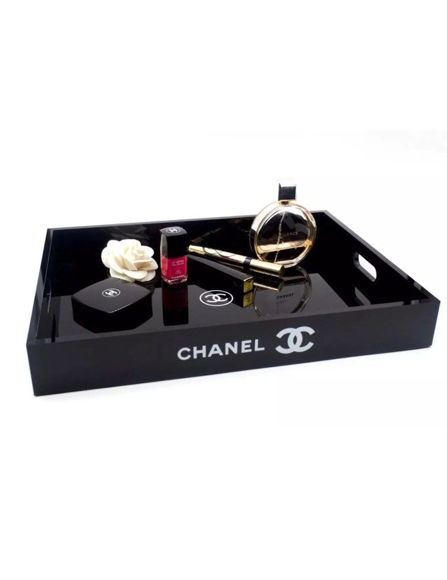 Chanel Vip Member GIft Serviertablett, Makeup Tray Cosmetic Organiser