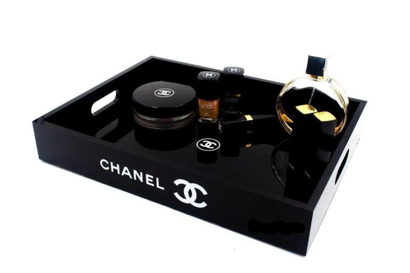 Chanel Vip Member GIft Serviertablett, Makeup Tray Cosmetic Organiser
