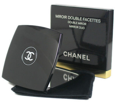 GENUINE CHANEL Compact Mirror Double Facettes Miroir Duo