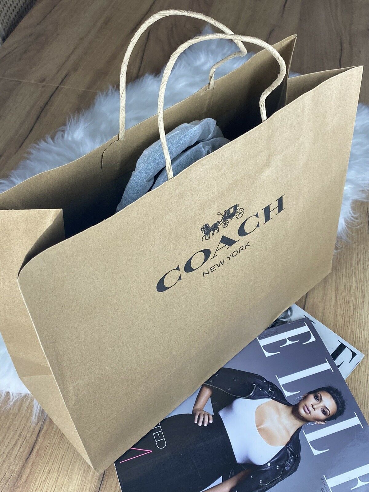 🍂COACH umhängetasche leder Mittlere Tasche, Geldbörse + Guess-Anhänger 🍁