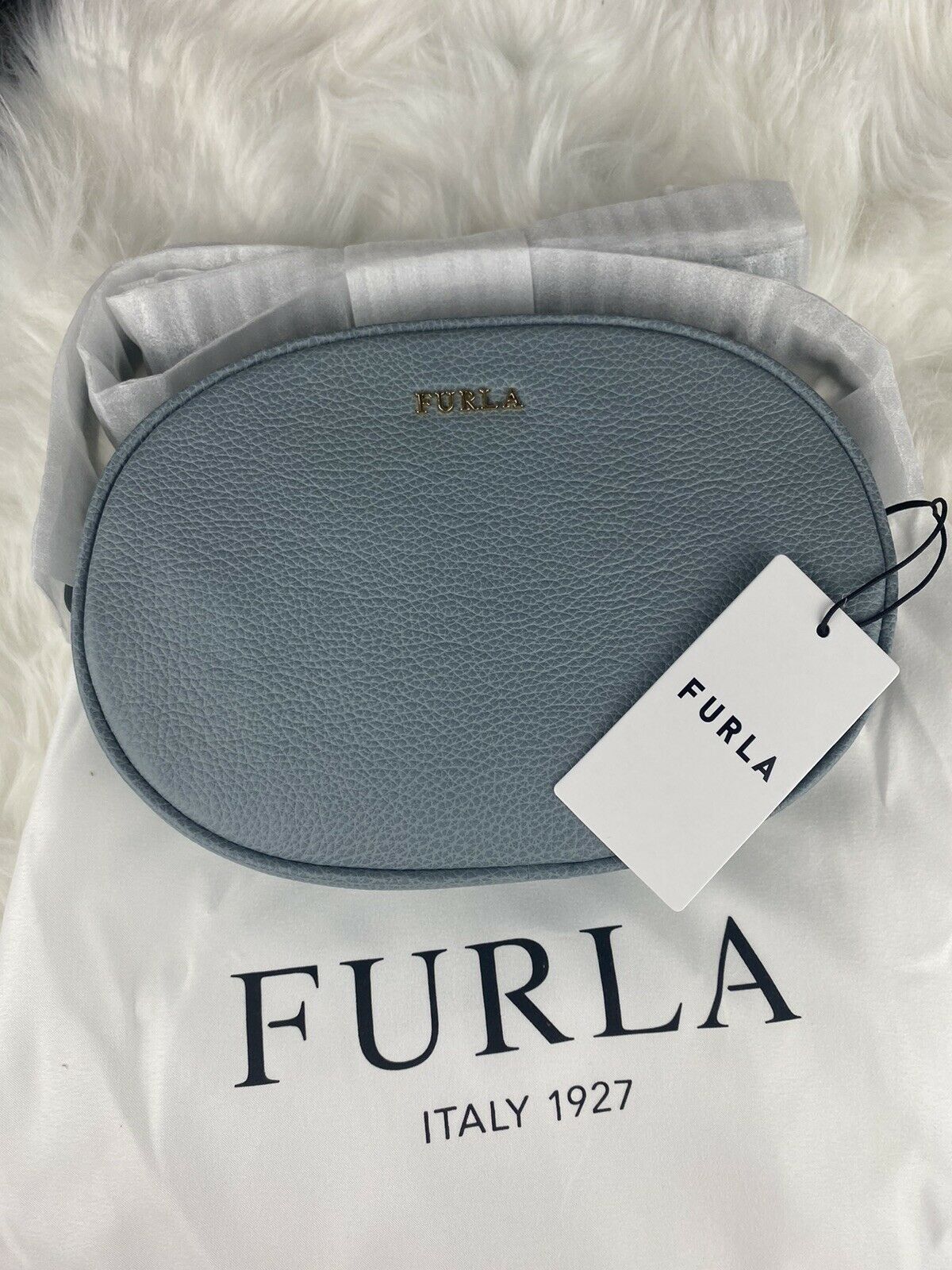 🍂FURLA Original tasche neu, Crossbody Handbag Blau 🍁