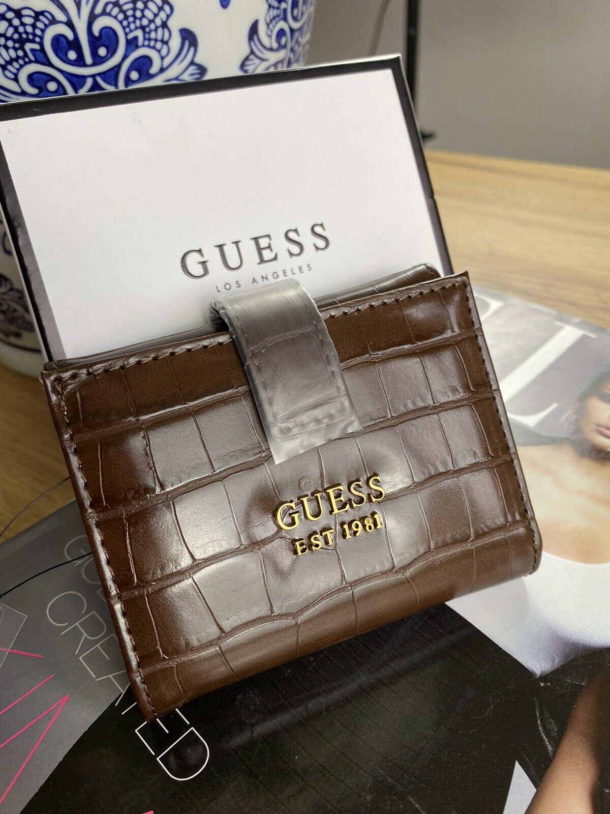 🍂GUESS Damen kleine Geldbörse mit Geschenkbox🍁