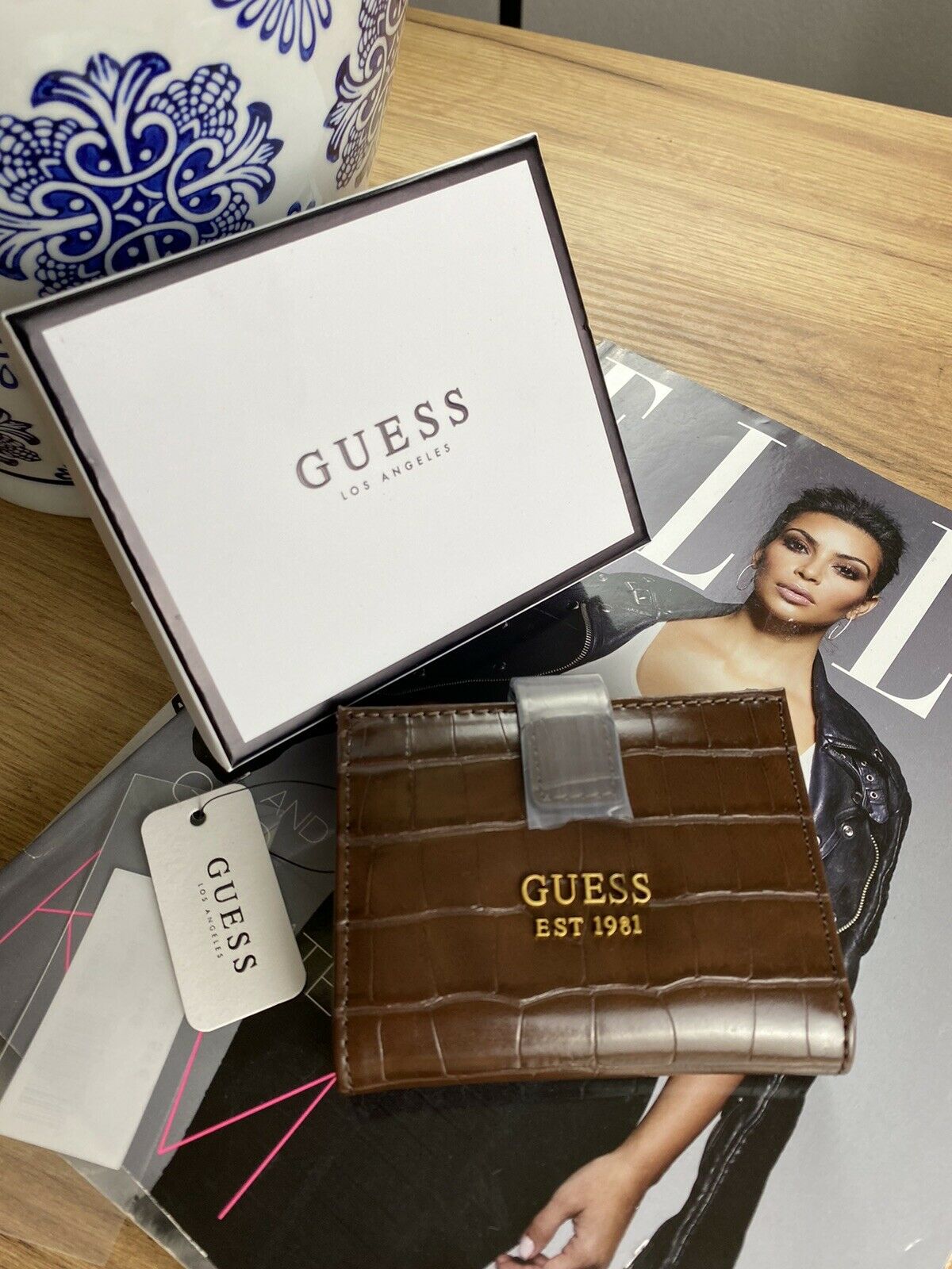 🍂GUESS Damen kleine Geldbörse mit Geschenkbox🍁