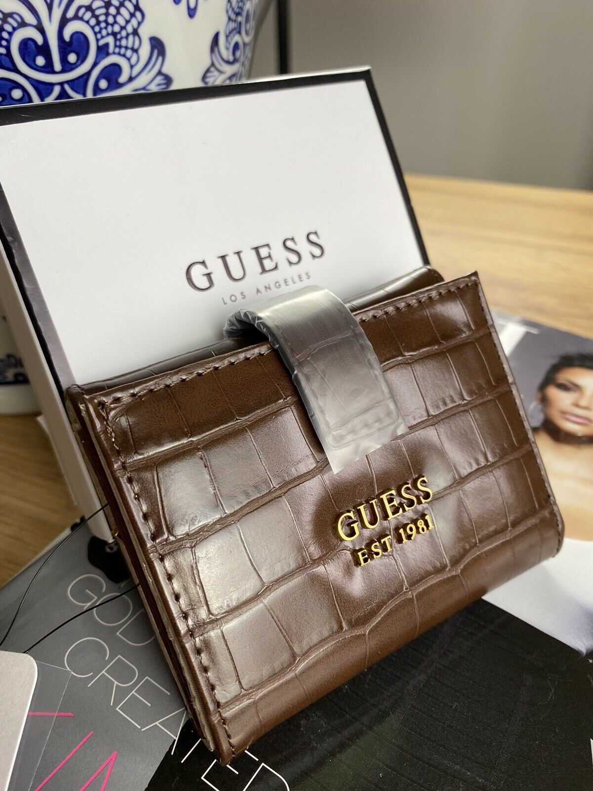 🍂GUESS Damen kleine Geldbörse mit Geschenkbox🍁