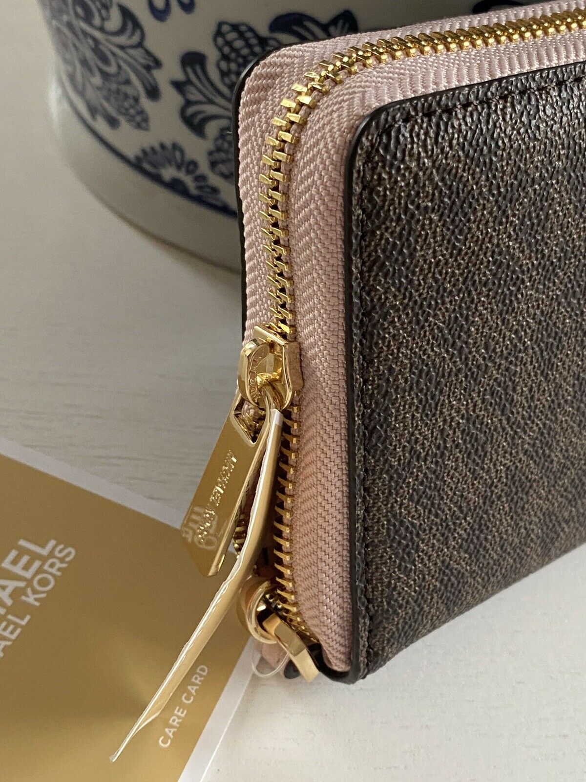 🍂Michael Kors Jet Set Travel Powder Blush Brieftasche, Wallet Bag 35F8GTVT3B🍁