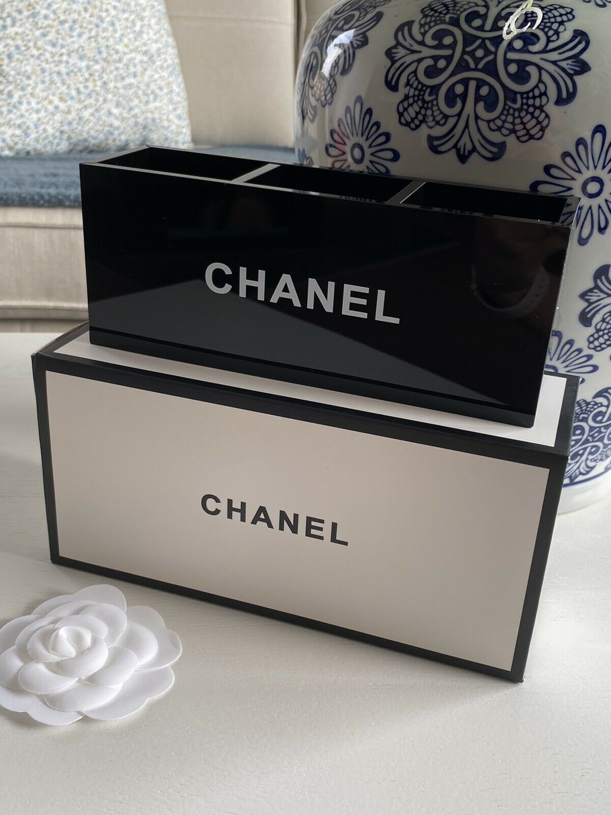 Chanel Pinselhalter Makeup Box Organizer Acryl, Brushes, Vip Gift