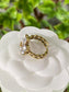 Antik Gold Flower Ring GG Detail