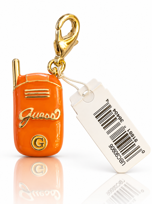 GUESS Cell Phone Charm – Luxury Keychain for Handbags & Keys