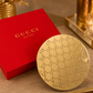 GUCCI Gold Compact Mirror – Limited Edition | Luxury Beauty VIP Gift |
