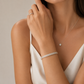 925 Sterling Silver Women's Bracelet – Genuine Silver Luxury Jewelry | Elegant Mesh Chain Bracelet