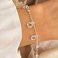 New 925 Sterling Silver Women's Bracelet – Luxury Genuine Silver Heart Charm Bracelet | Elegant Fine Jewelry