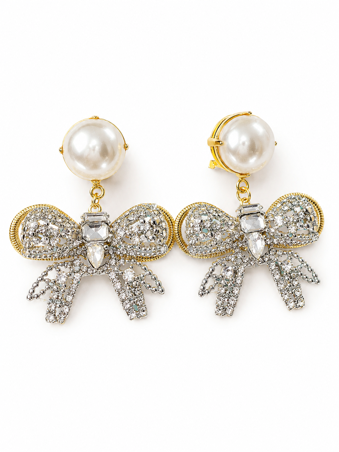Luxury 18K Gold-Plated Pearl & Zirconia Earrings for Women – Elegant Occasion Jewelry | Timeless Gift**