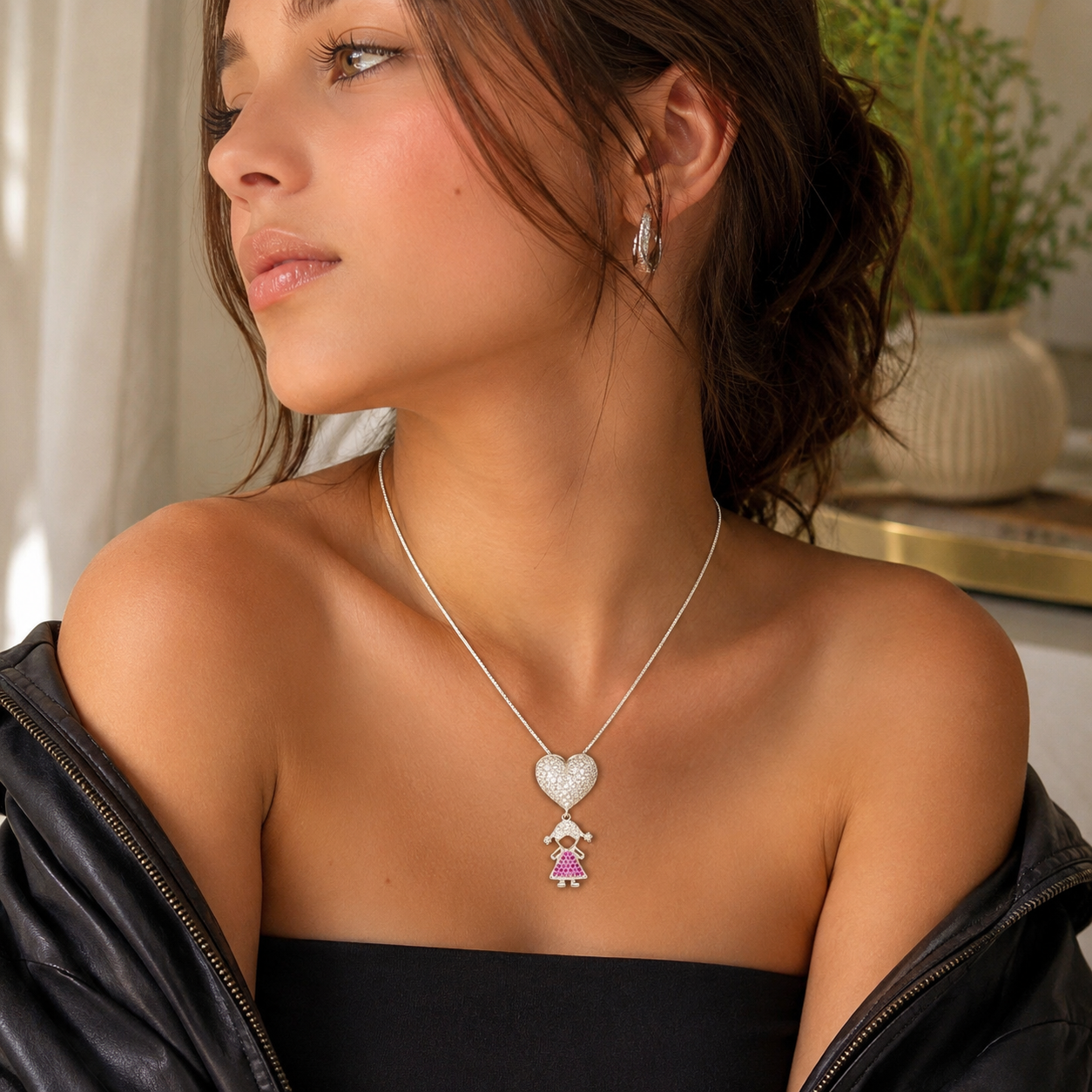 Women's 925 Sterling Silver Necklace with Pendant – Timeless Elegance & Special Gift