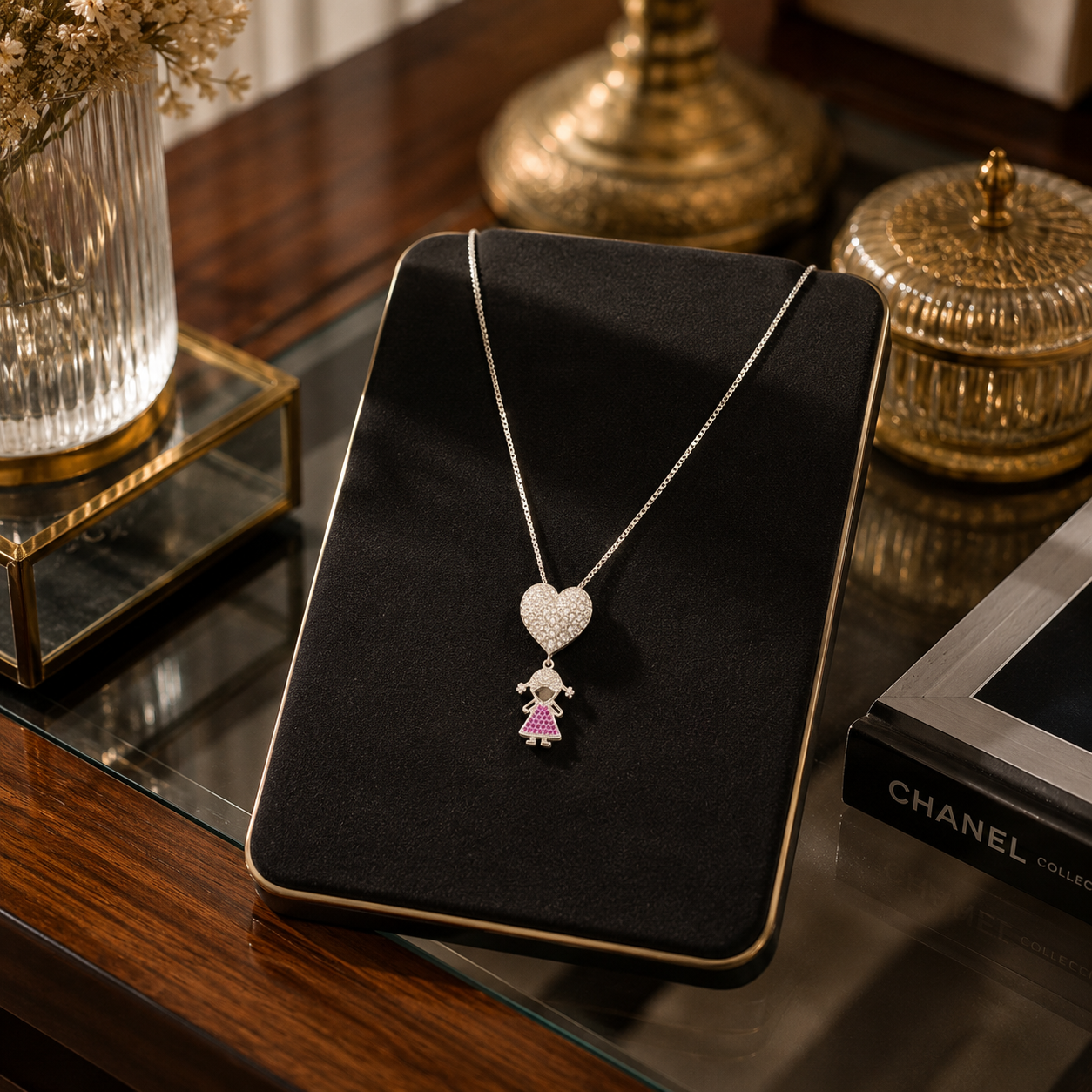 Women's 925 Sterling Silver Necklace with Pendant – Timeless Elegance & Special Gift
