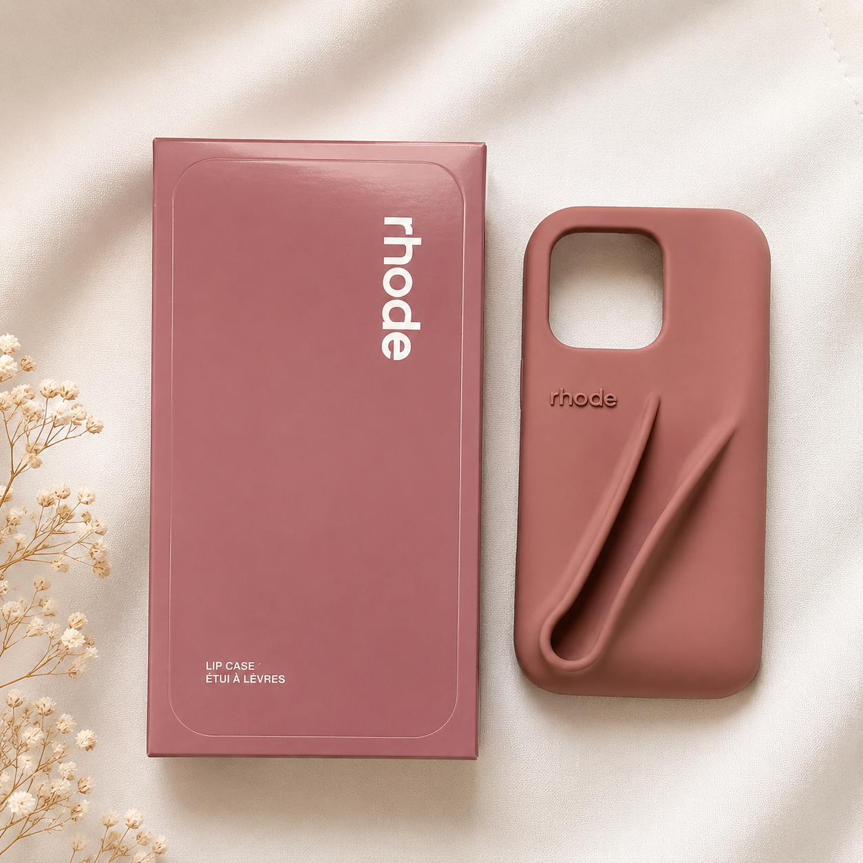 Rhode Nude Lip Case for iPhone 15 + Signature Lip Treatment