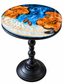 Luxury Handmade Ocean Epoxy Resin Table – Natural Wood & Coastal Art Design