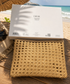 **Dior Woven Cosmetic Bag – Luxury Beige Beauty Pouch | Travel Makeup Case | Designer VIP gift