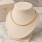 18K Gold-Plated Women's Choker Necklace – Elegant Luxury Jewelry | Minimalist Gold Chain Necklace