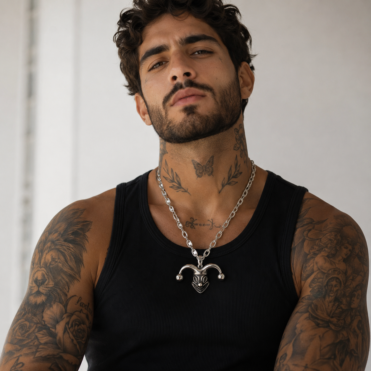 Joker Pendant Necklace Stainless Steel Chain for Men & Women – Style