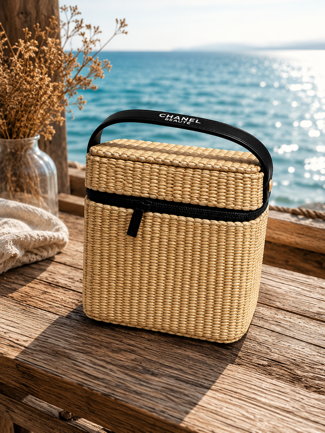 Chanel  BeautÉ Woven Cosmetic & Vanity Case – Limited Edition