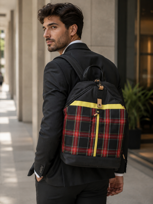 Authentic Piquadro Backpack – Elegant Business & Travel Rucksack