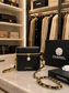 CHANEL BEAUTÈ iPods Holder Black Leather